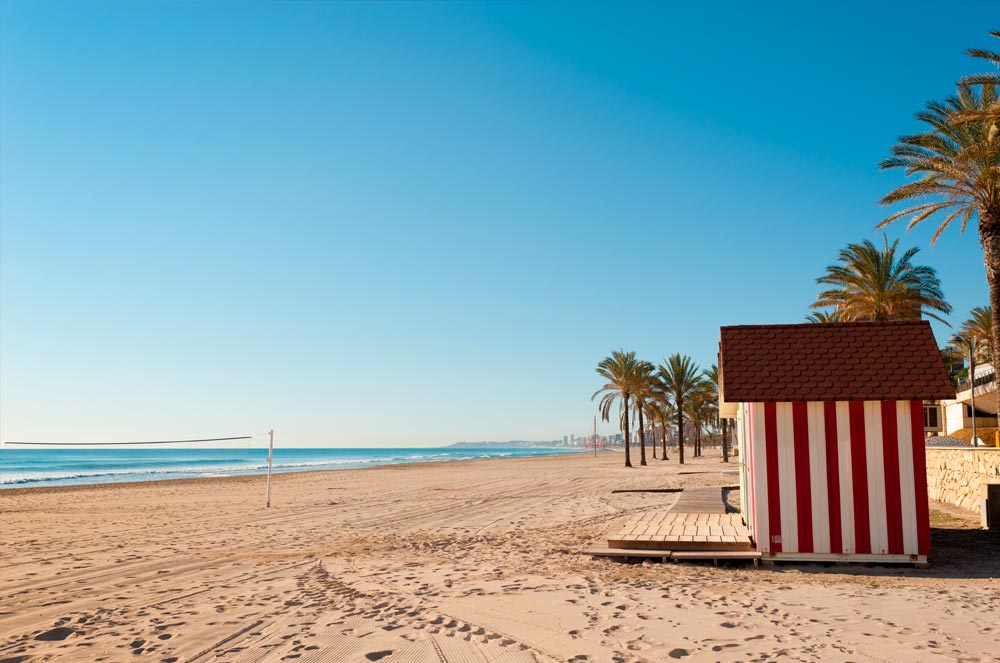 vista de la playa de El Campello