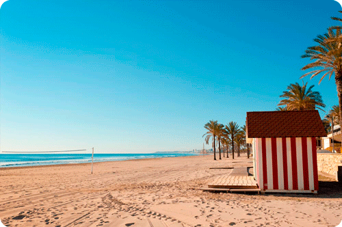 vista de la playa de El Campello
