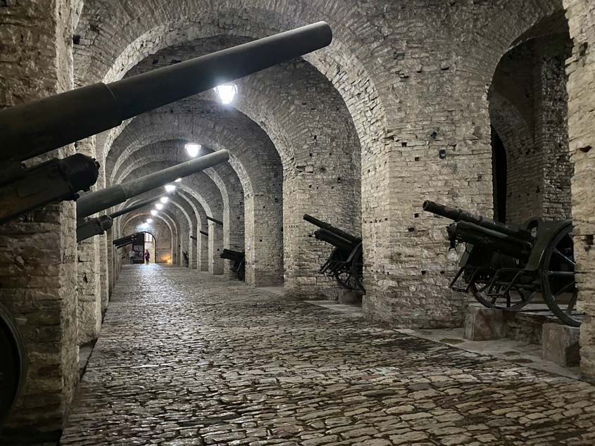 Vista de la fortaleza de Gjirokastër