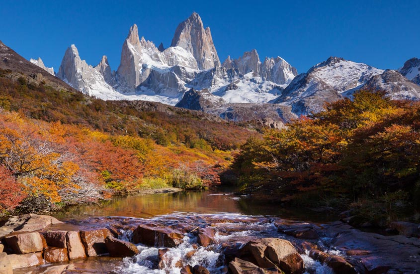 Vista del Fitz Roy en Argentina